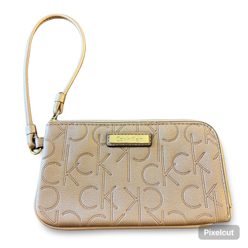 Calvin Klein Rose Gold Wristlet
